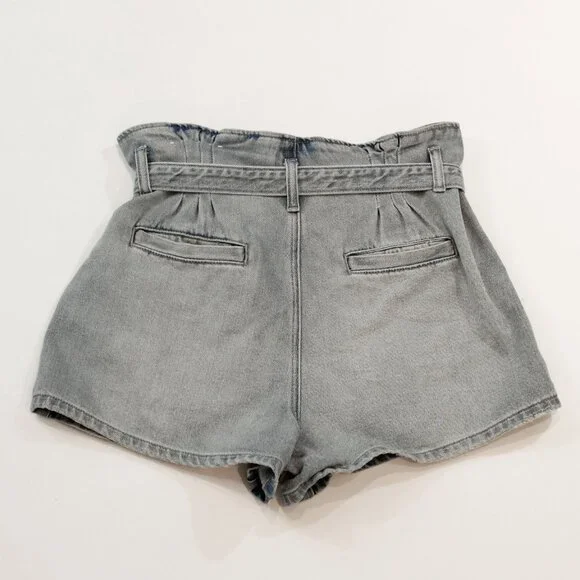Under $20 Gem | 100% Cotton! American Eagle Paperbag Mom Denim Shorts - Picture 4 of 10